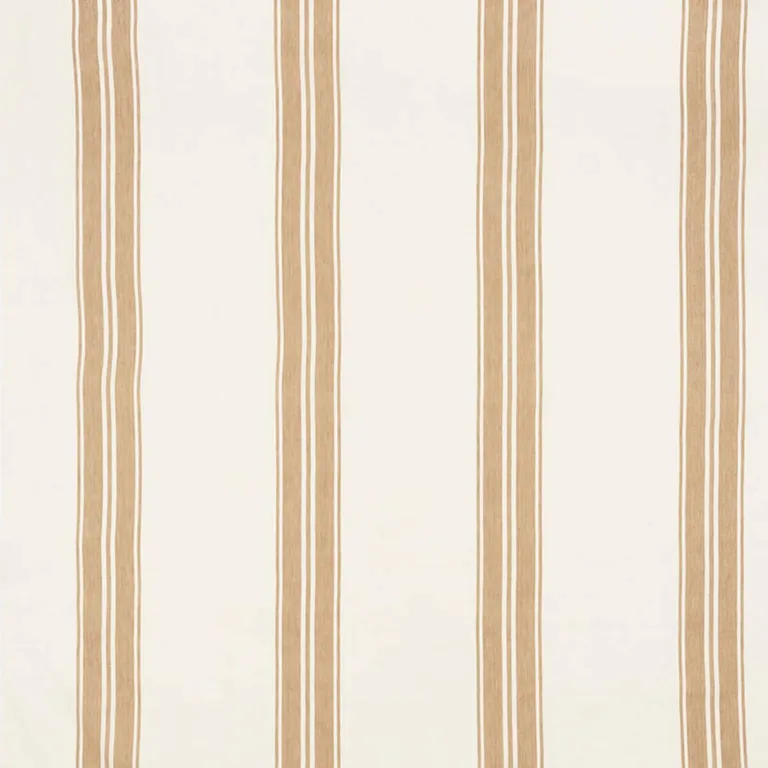 Schumacher 70870 Brentwood Stripe Neutral fabric swatch