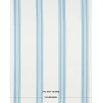 Schumacher 70875 Brentwood Stripe Pool fabric swatch
