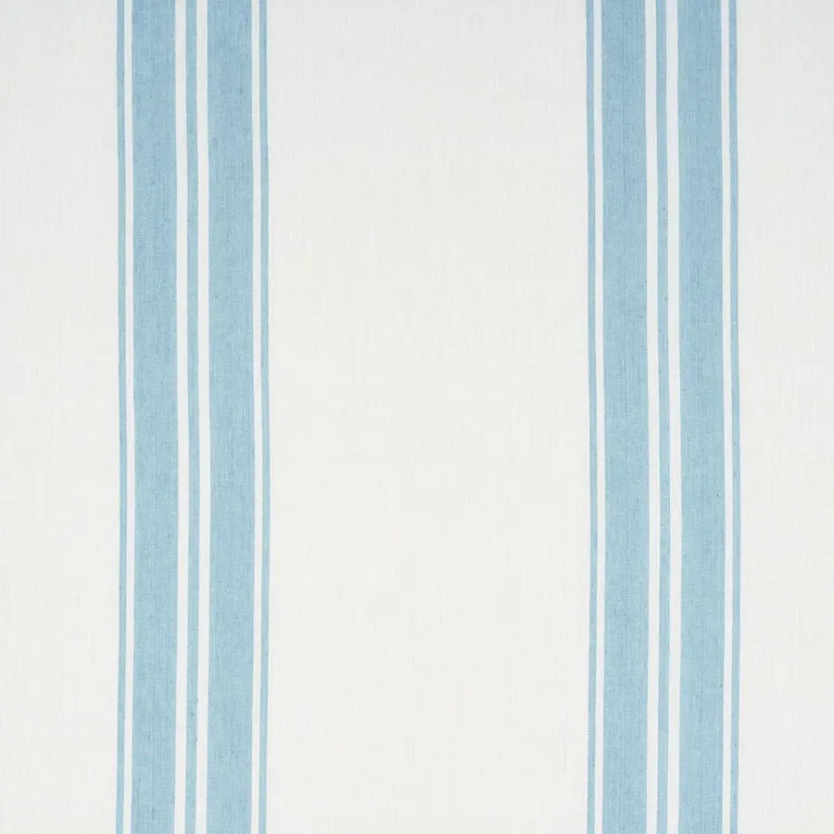 Schumacher 70875 Brentwood Stripe Pool fabric swatch