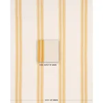 Schumacher 70874 Brentwood Stripe Yellow fabric swatch