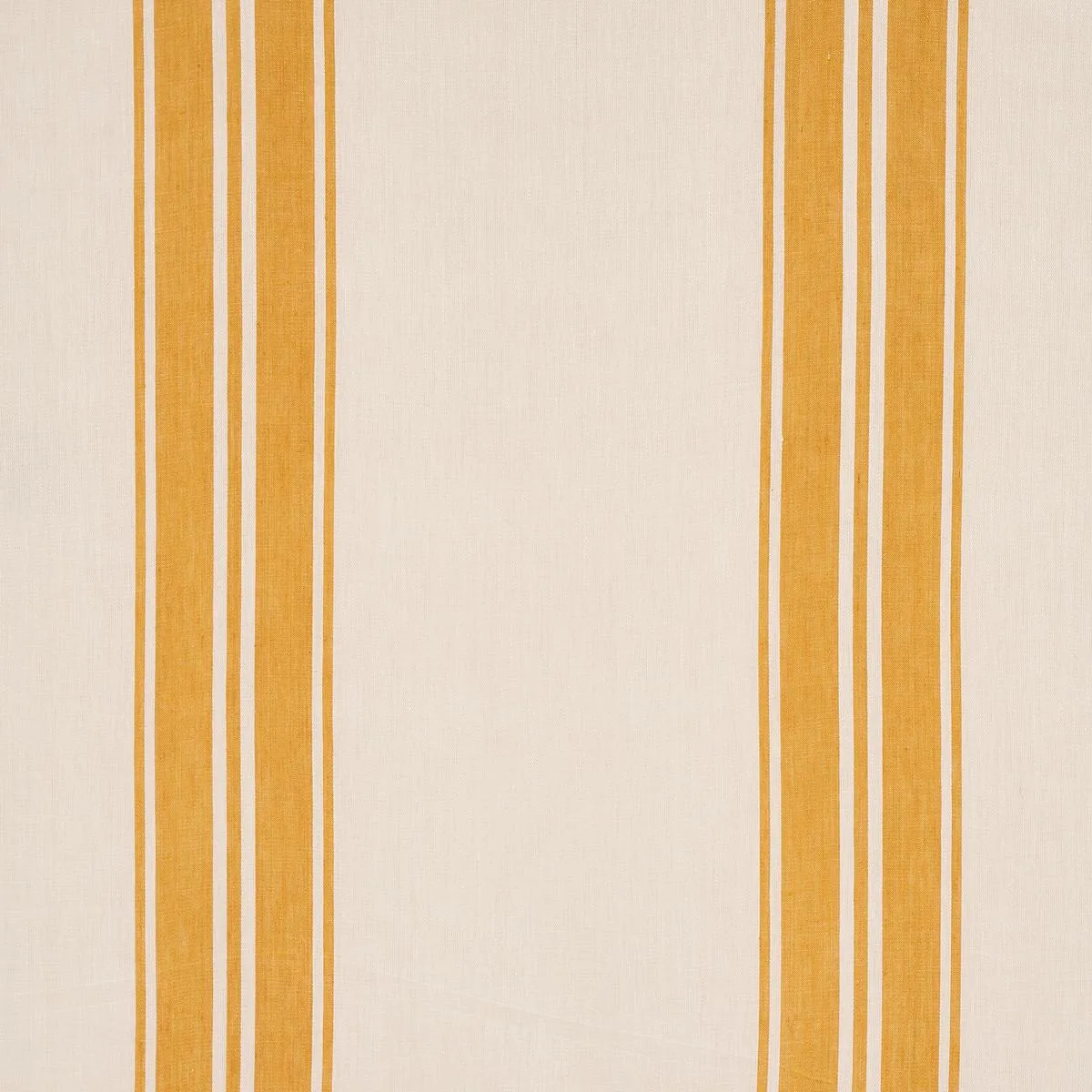 Schumacher 70874 Brentwood Stripe Yellow fabric swatch