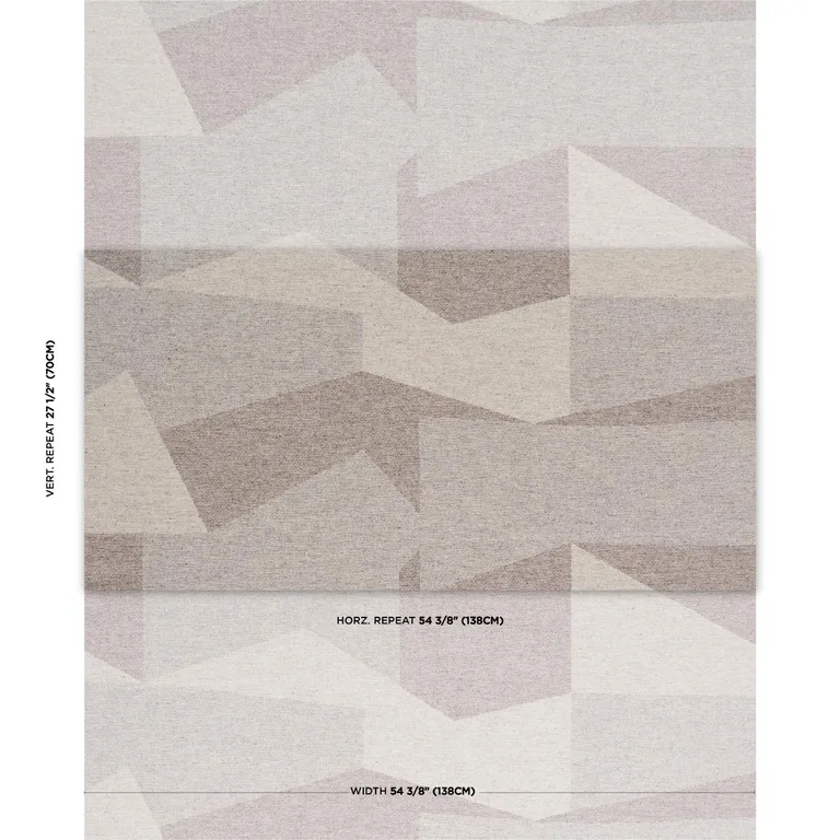 Schumacher 84451 Breuer Dove Grey fabric swatch