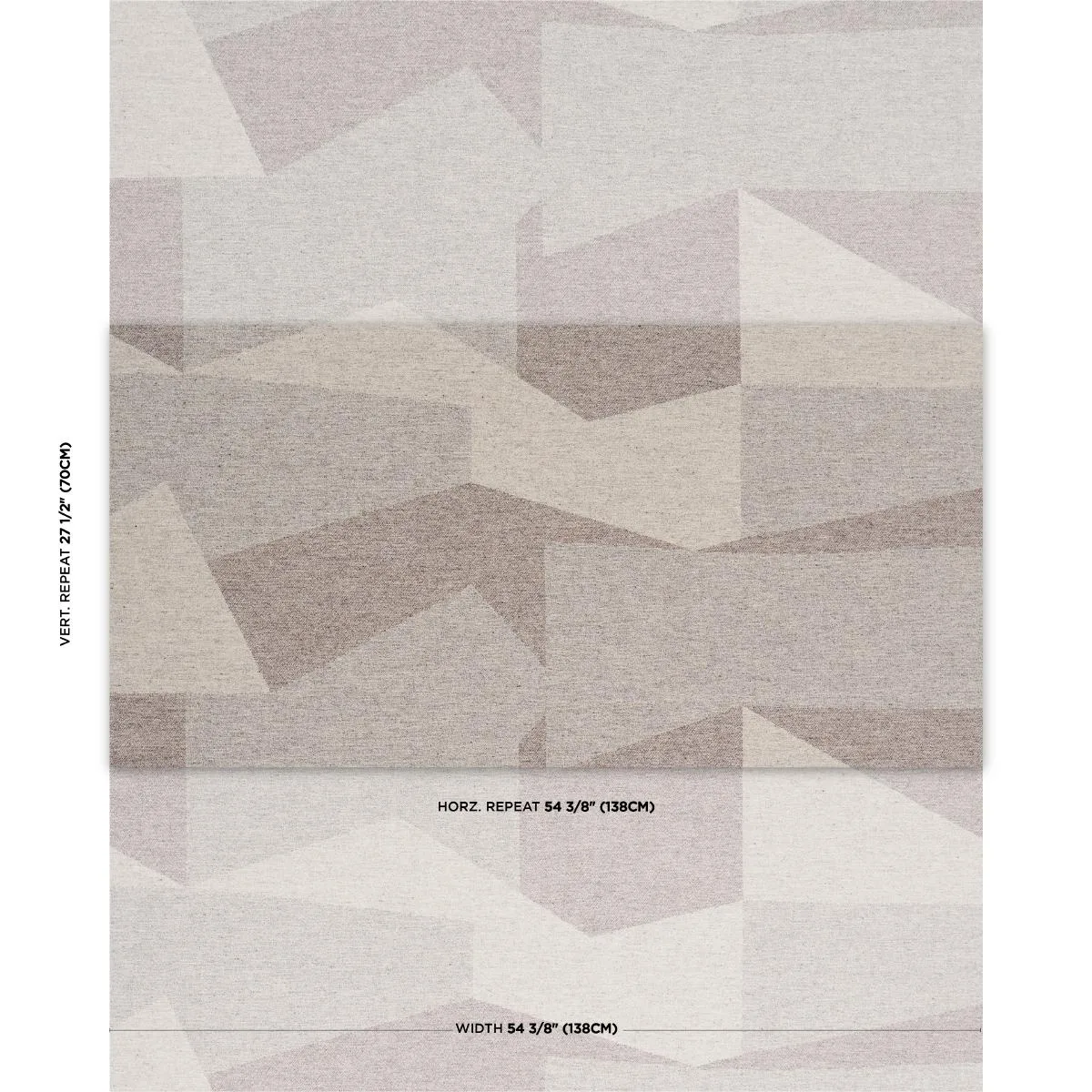 Schumacher 84451 Breuer Dove Grey fabric swatch