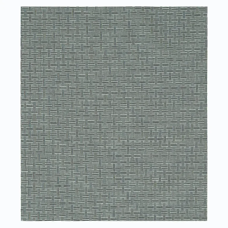 Schumacher 75935 Brickell Indoor/Outdoor Black fabric swatch
