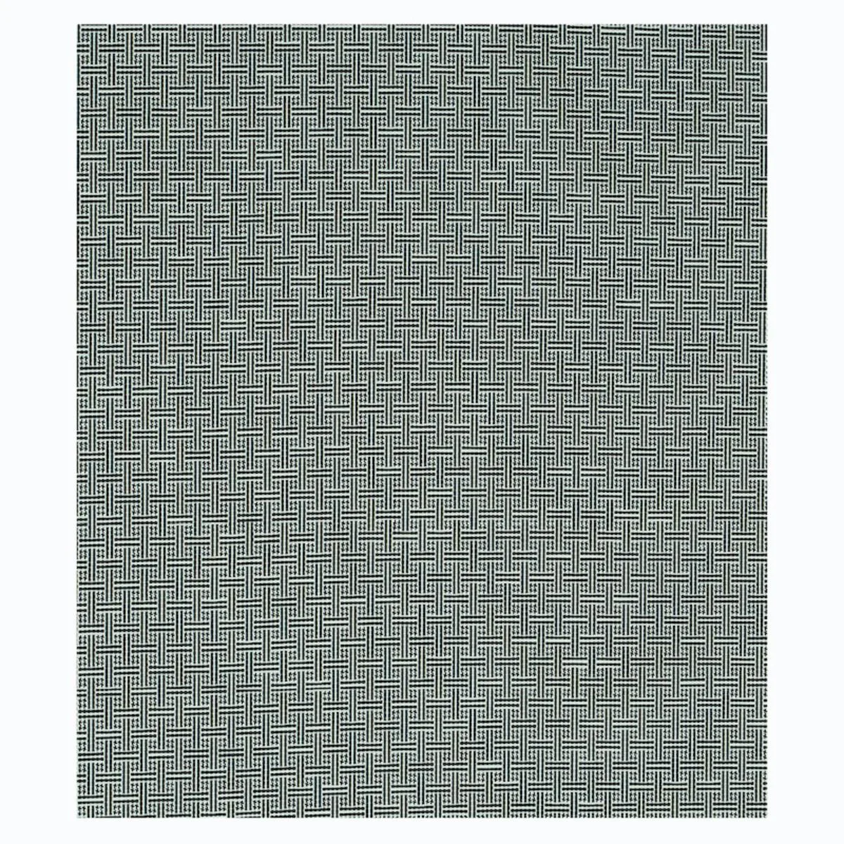 Schumacher 75935 Brickell Indoor/Outdoor Black fabric swatch