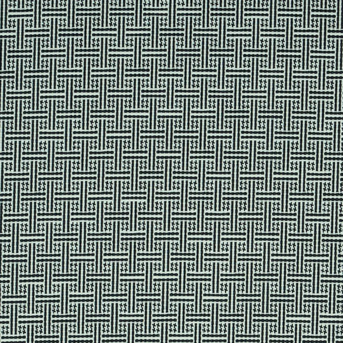 Schumacher 75935 Brickell Indoor/Outdoor Black fabric swatch