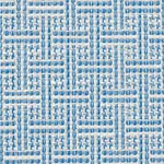 Schumacher 75930 Brickell Indoor/Outdoor Blue fabric swatch