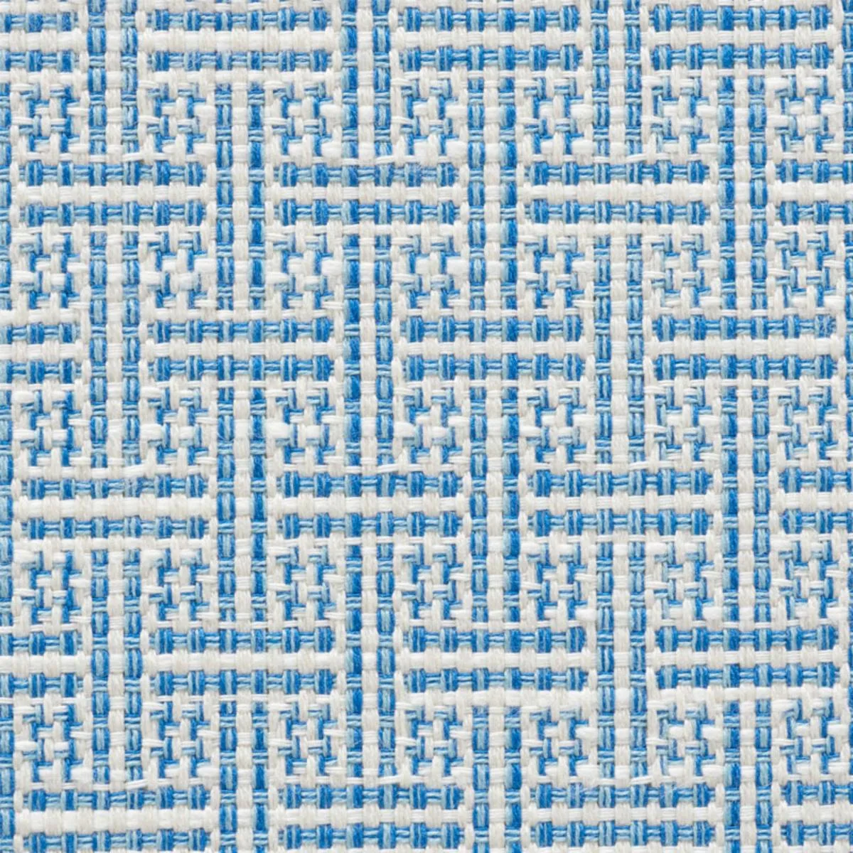 Schumacher 75930 Brickell Indoor/Outdoor Blue fabric swatch