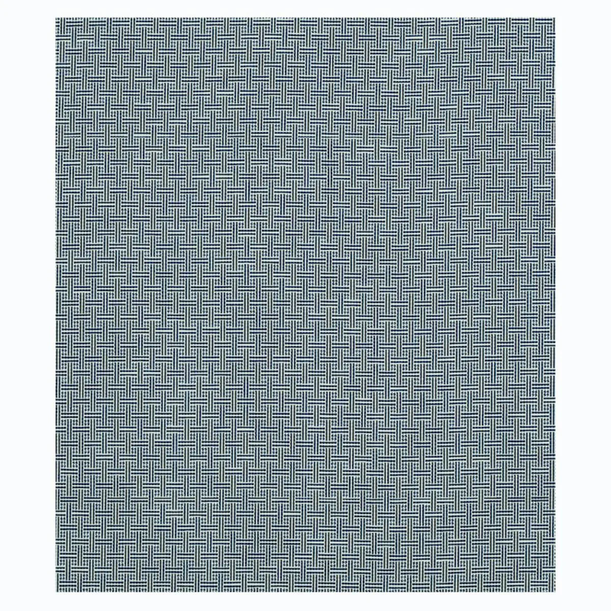 Schumacher 75936 Brickell Indoor/Outdoor Navy fabric swatch