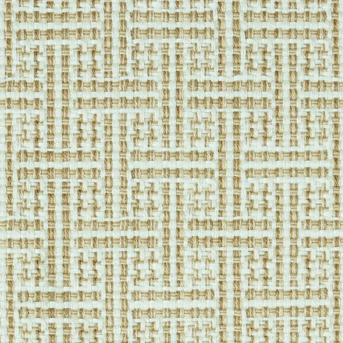 Schumacher 75937 Brickell Indoor/Outdoor Neutral fabric swatch