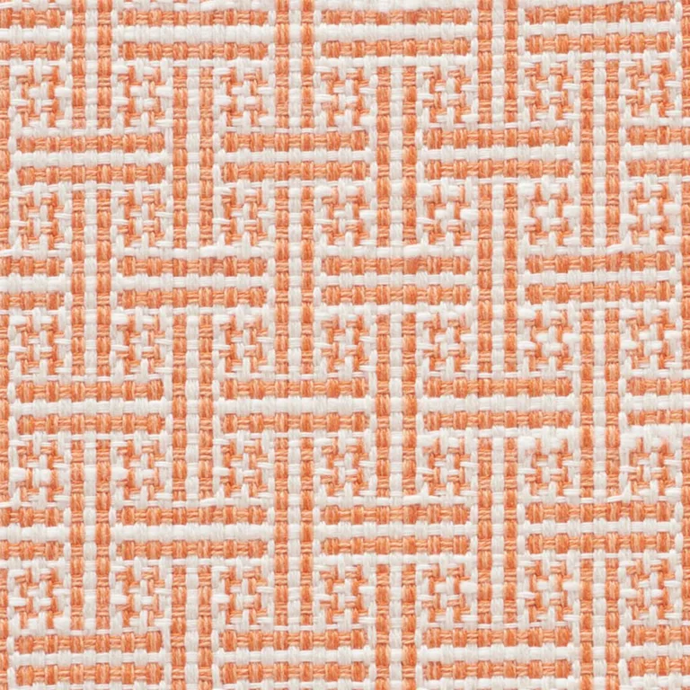 Schumacher 75932 Brickell Indoor/Outdoor Orange fabric swatch