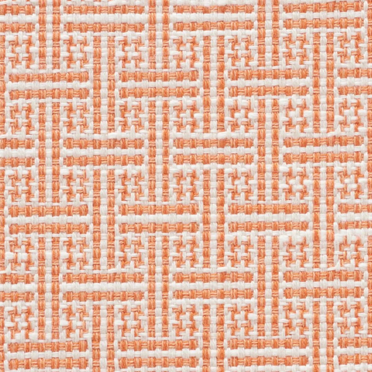 Schumacher 75932 Brickell Indoor/Outdoor Orange fabric swatch