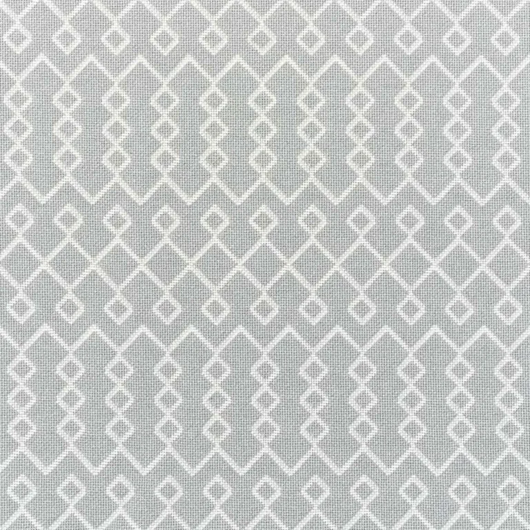 Schumacher 72112 Bricolette Grey fabric swatch