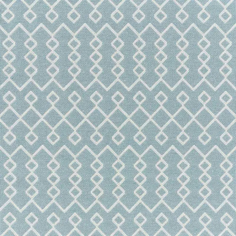 Schumacher 72111 Bricolette Sky fabric swatch