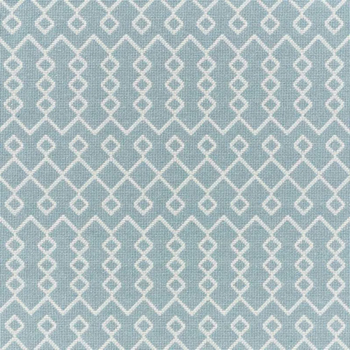 Schumacher 72111 Bricolette Sky fabric swatch