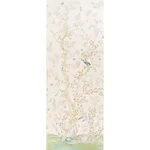 Schumacher 176023 Brighton Pavilion Panel Alabaster fabric swatch