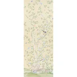 Schumacher 176024 Brighton Pavilion Panel Yellow fabric swatch