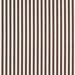 Schumacher 71347 Brigitte Stripe Brown fabric swatch