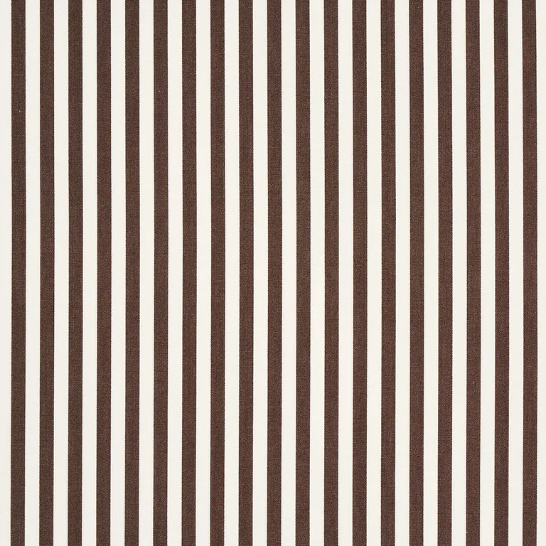 Schumacher 71347 Brigitte Stripe Brown fabric swatch