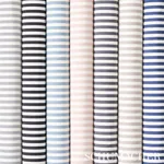 Schumacher 71341 Brigitte Stripe Charcoal fabric swatch