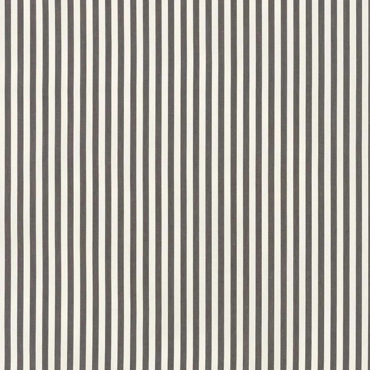 Schumacher 71341 Brigitte Stripe Charcoal fabric swatch