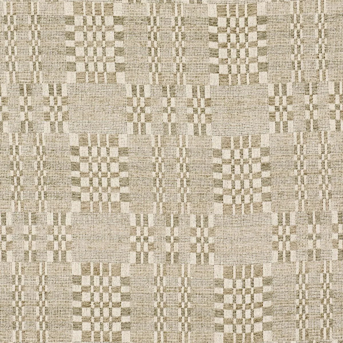 Schumacher 76948 Brimfield Almond Dust fabric swatch