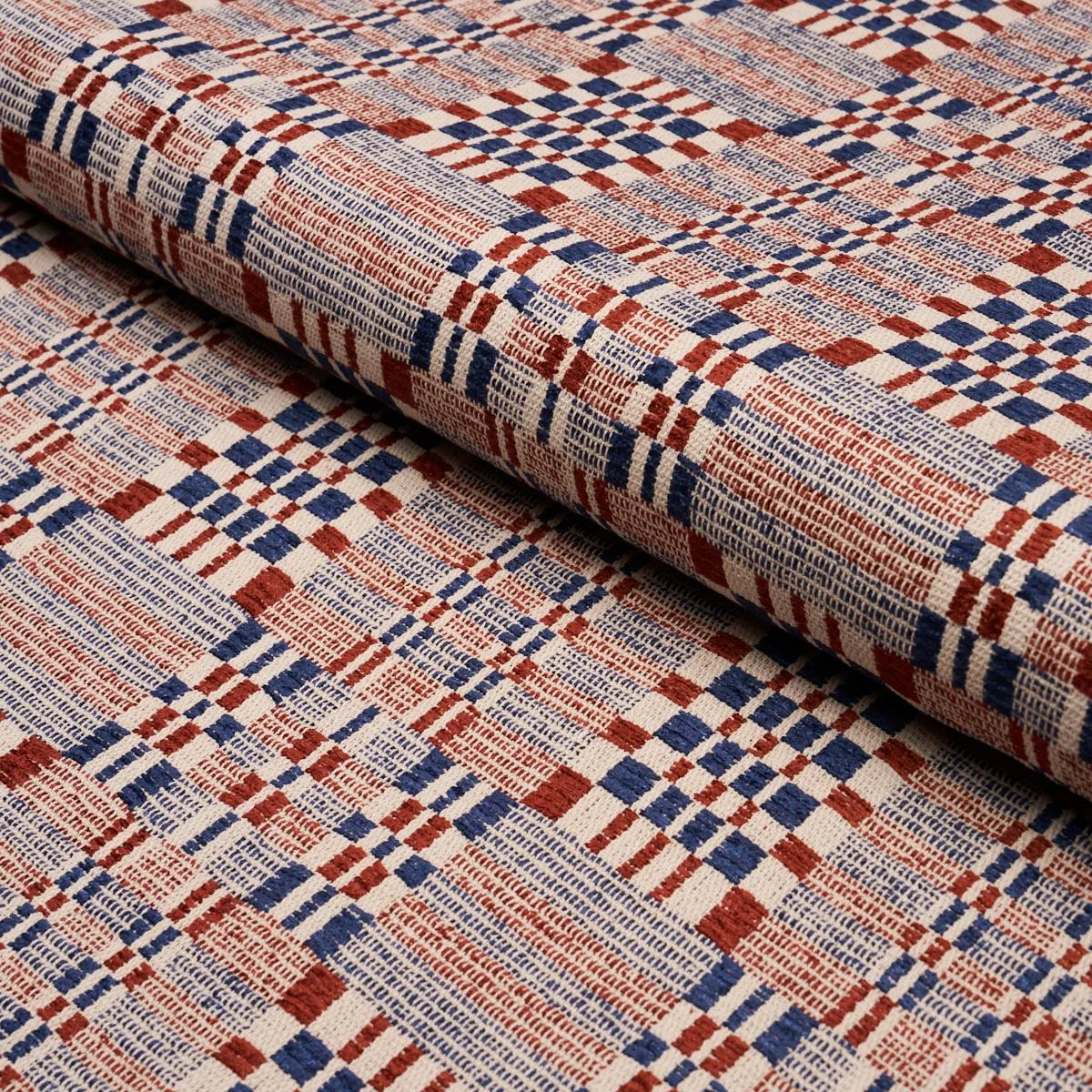 Schumacher 76943 Brimfield Americana fabric swatch