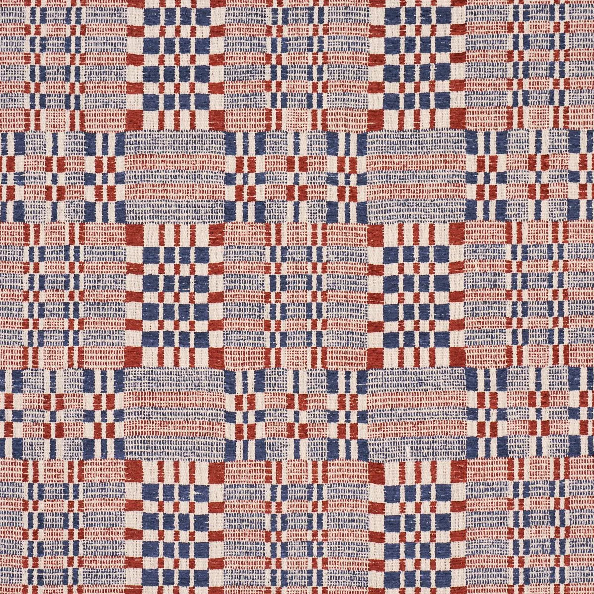 Schumacher 76943 Brimfield Americana fabric swatch