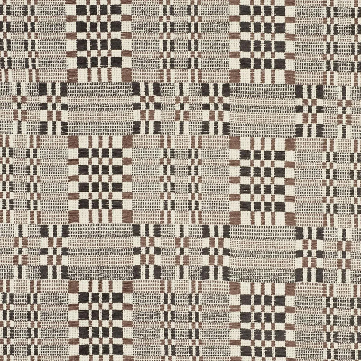 Schumacher 76942 Brimfield Cinder fabric swatch