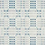 Schumacher 76940 Brimfield Indigo fabric swatch