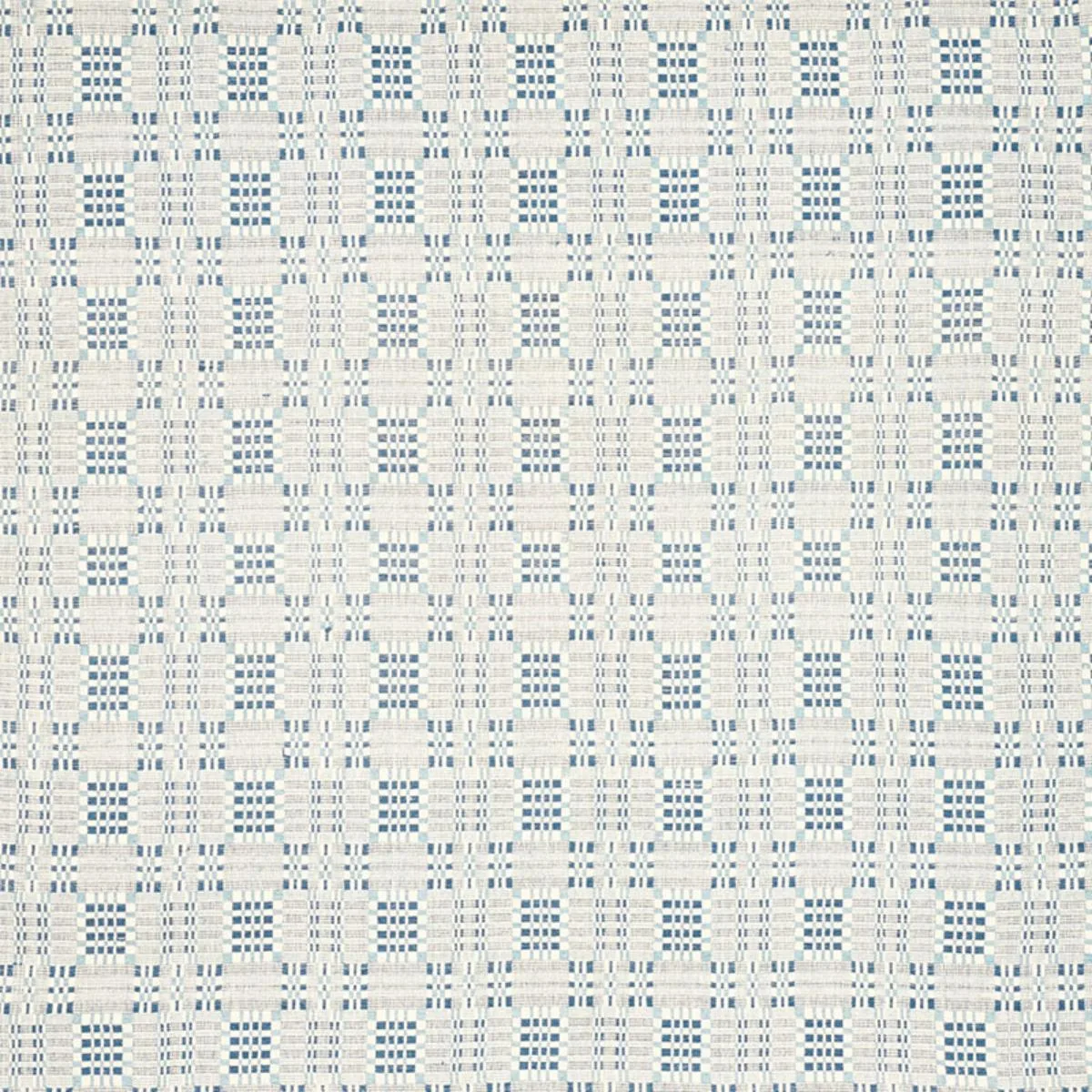 Schumacher 76940 Brimfield Indigo fabric swatch