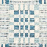 Schumacher 76940 Brimfield Indigo fabric swatch