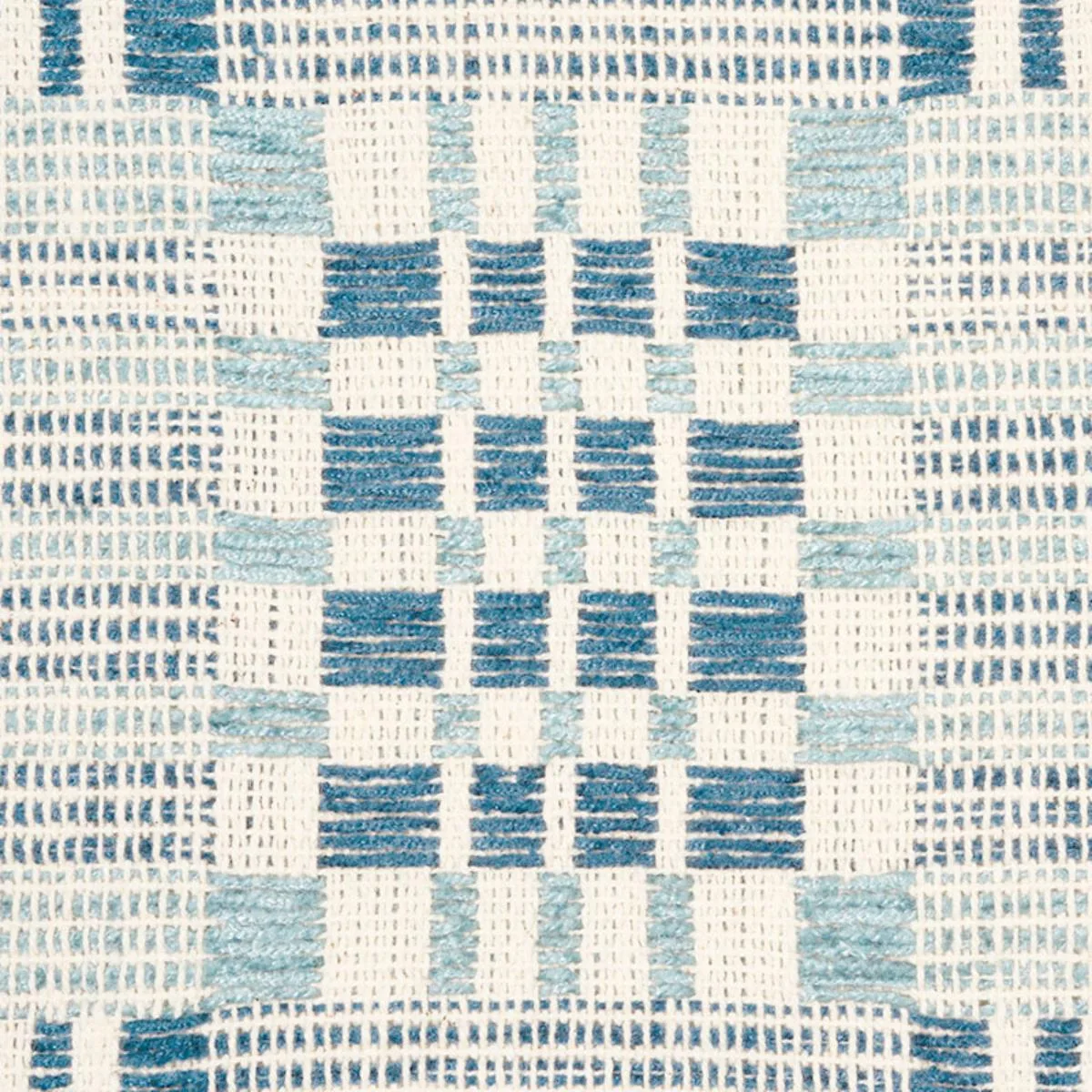 Schumacher 76940 Brimfield Indigo fabric swatch