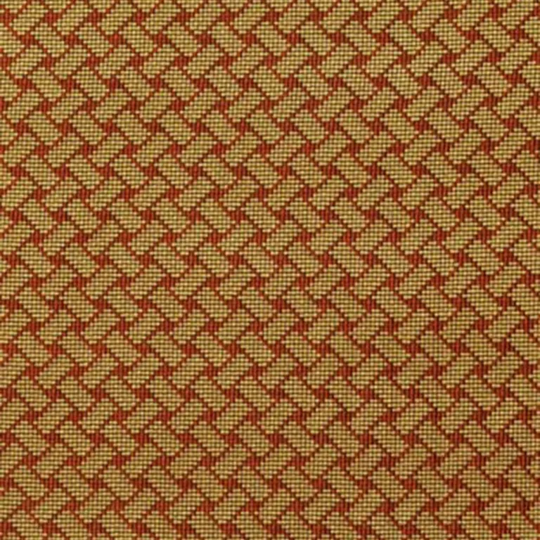 Schumacher 63393 Bristol Weave éPinglé Pomegranate fabric swatch