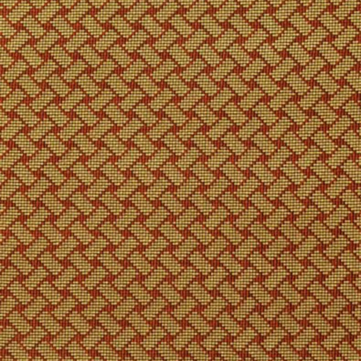 Schumacher 63393 Bristol Weave éPinglé Pomegranate fabric swatch