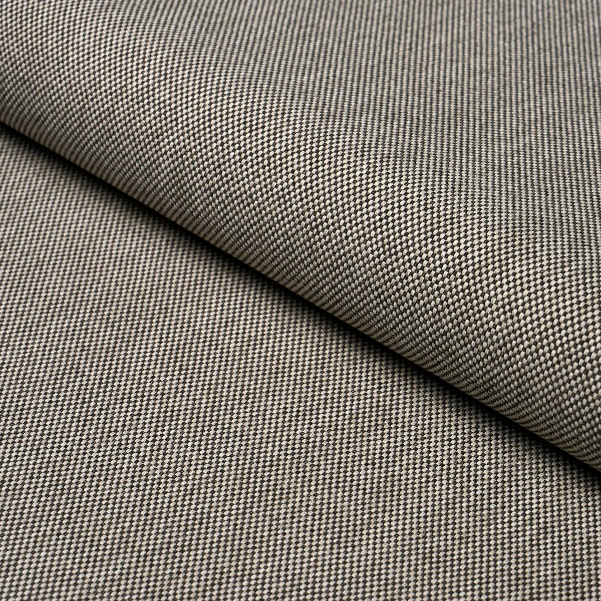 Schumacher 84160 Brock Indoor/Outdoor Black fabric swatch