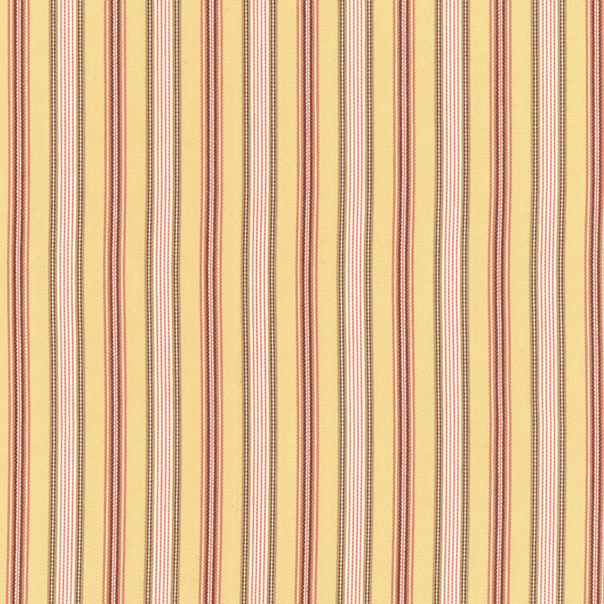 Schumacher 62471 Brook Stripe Maize fabric swatch