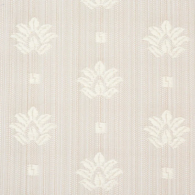 Schumacher 77530 Brunel Natural fabric swatch