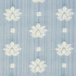 Schumacher 77531 Brunel Sky fabric swatch