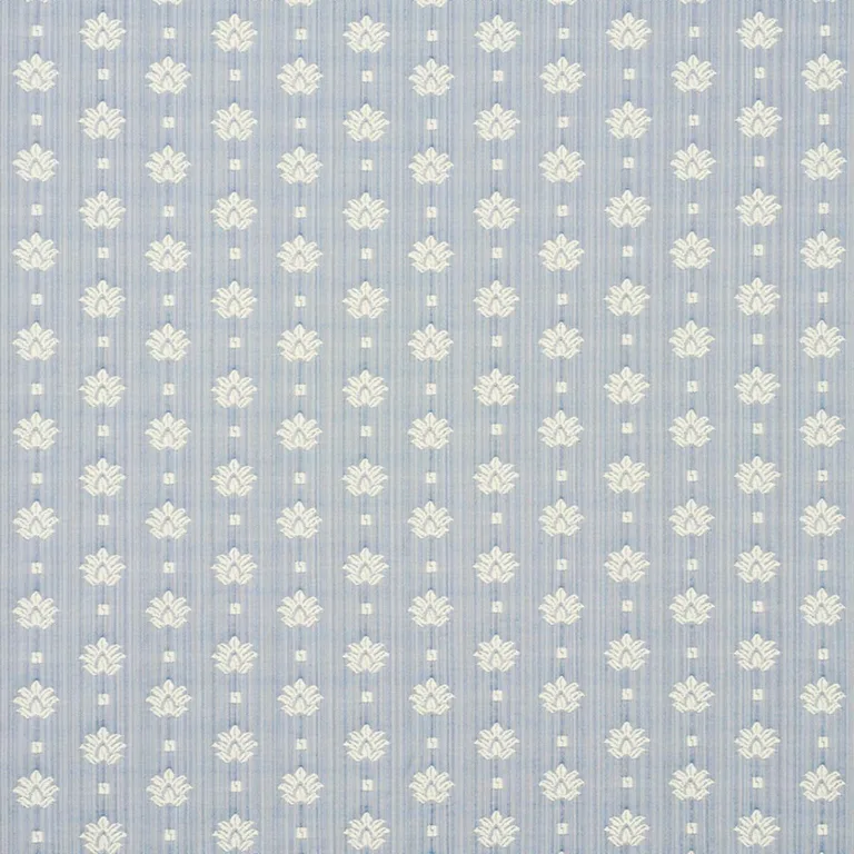 Schumacher 77531 Brunel Sky fabric swatch
