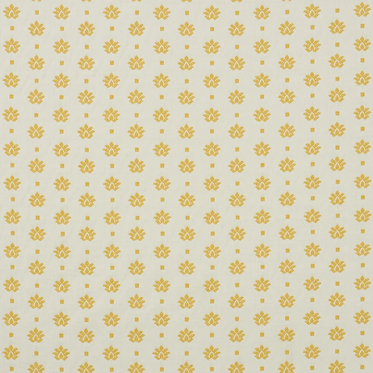 Schumacher 77532 Brunel Yellow fabric swatch