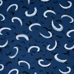Schumacher 180400 Brushmark Blue fabric swatch