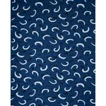 Schumacher 180400 Brushmark Blue fabric swatch