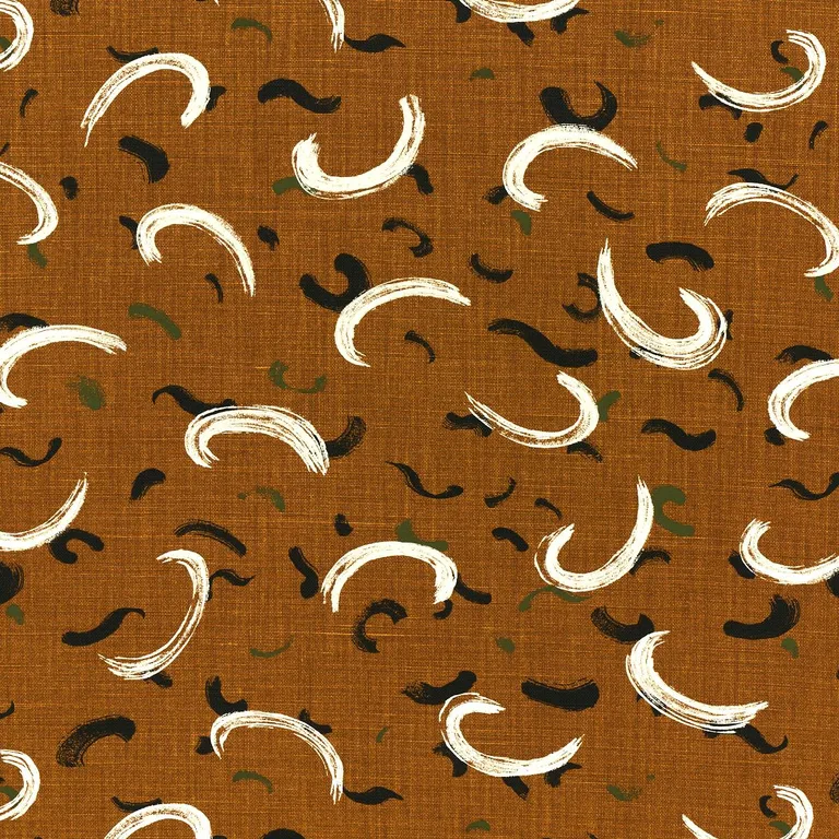 Schumacher 180401 Brushmark Gold fabric swatch
