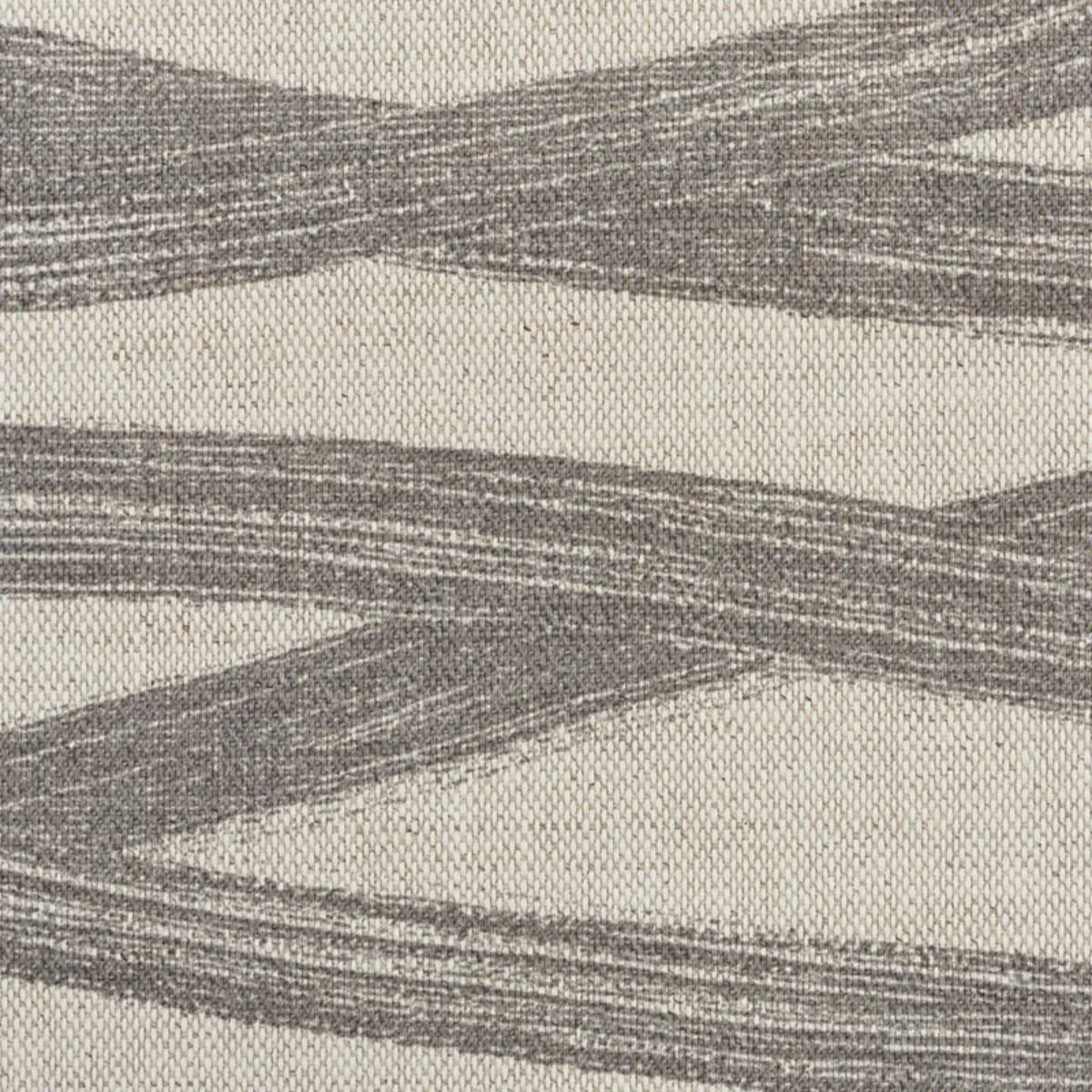 Schumacher 177340 Brushstrokes Charcoal fabric swatch