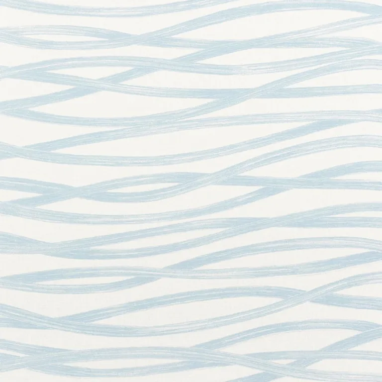 Schumacher 177342 Brushstrokes Sky fabric swatch