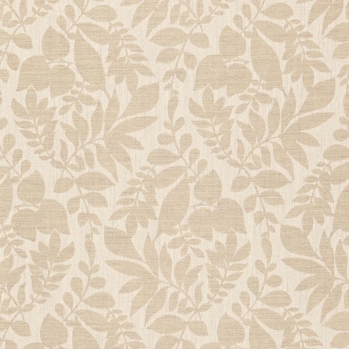 Schumacher 66520 Bruxelles Weave Greige fabric swatch