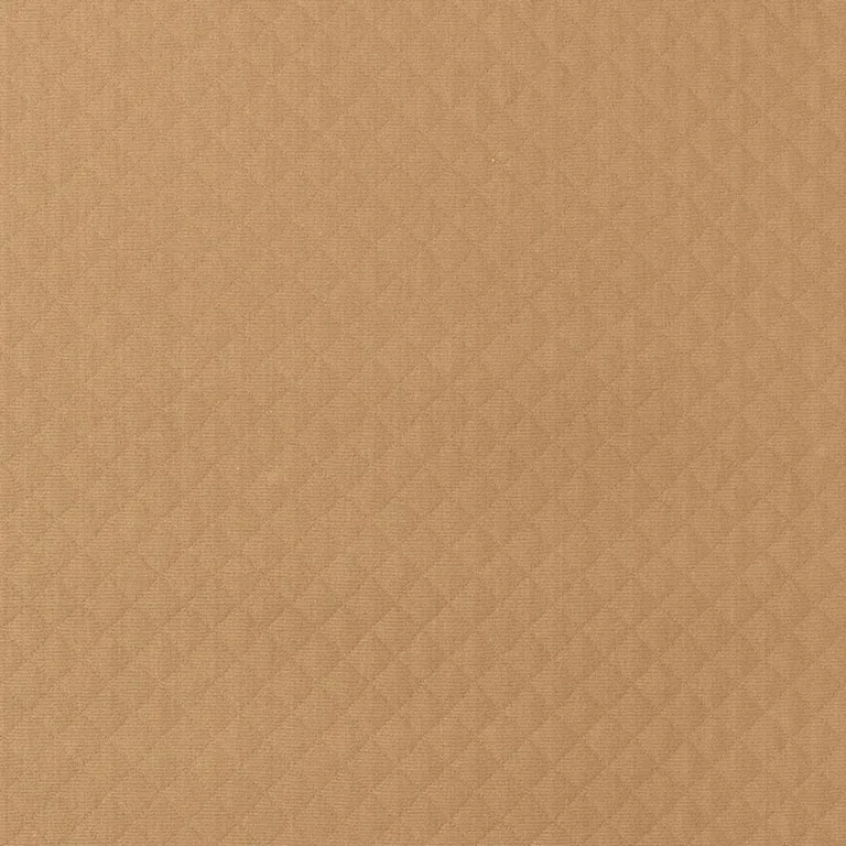 Schumacher 62712 Bryce Diamond Matelassé Cafe' fabric swatch