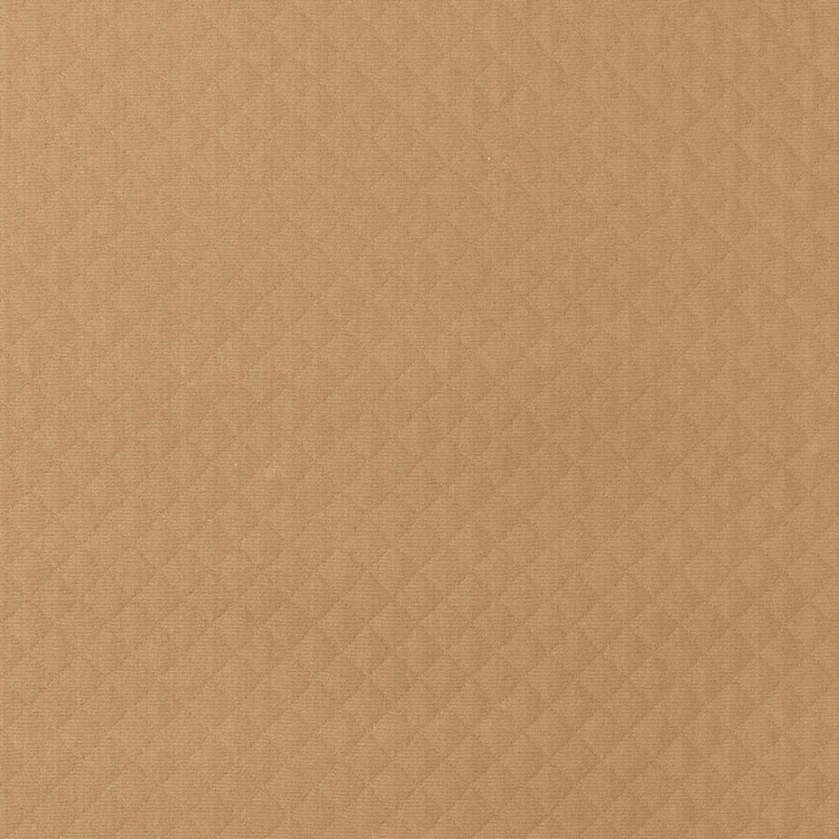 Schumacher 62712 Bryce Diamond Matelassé Cafe' fabric swatch