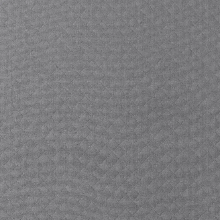 Schumacher 62714 Bryce Diamond Matelassé Charcoal fabric swatch